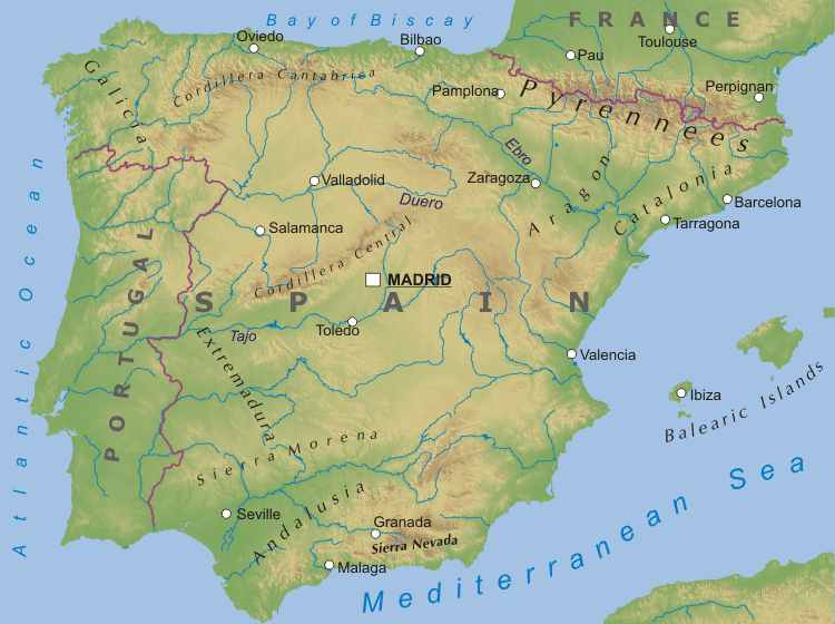 Spain Map